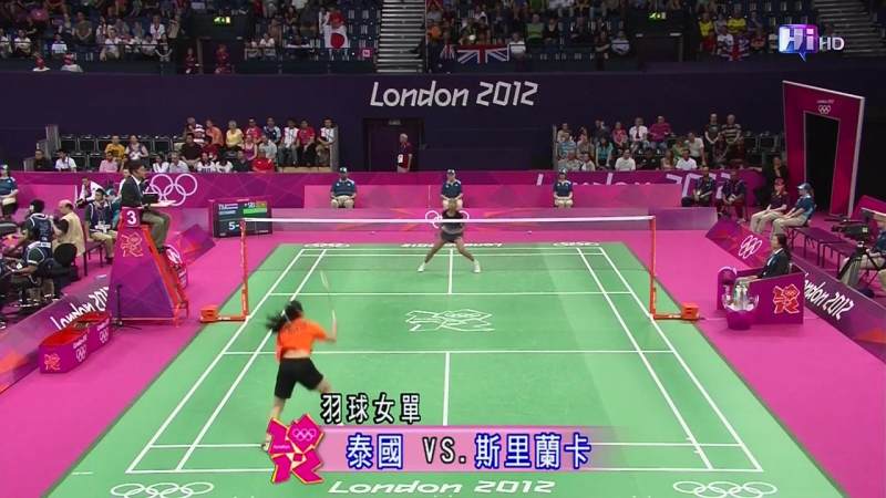 2012第30届伦敦奥运会羽毛球女单预赛:因达农