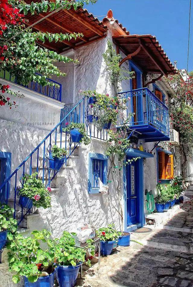 希腊，一个把全世界最好看的颜色都用光的地方！